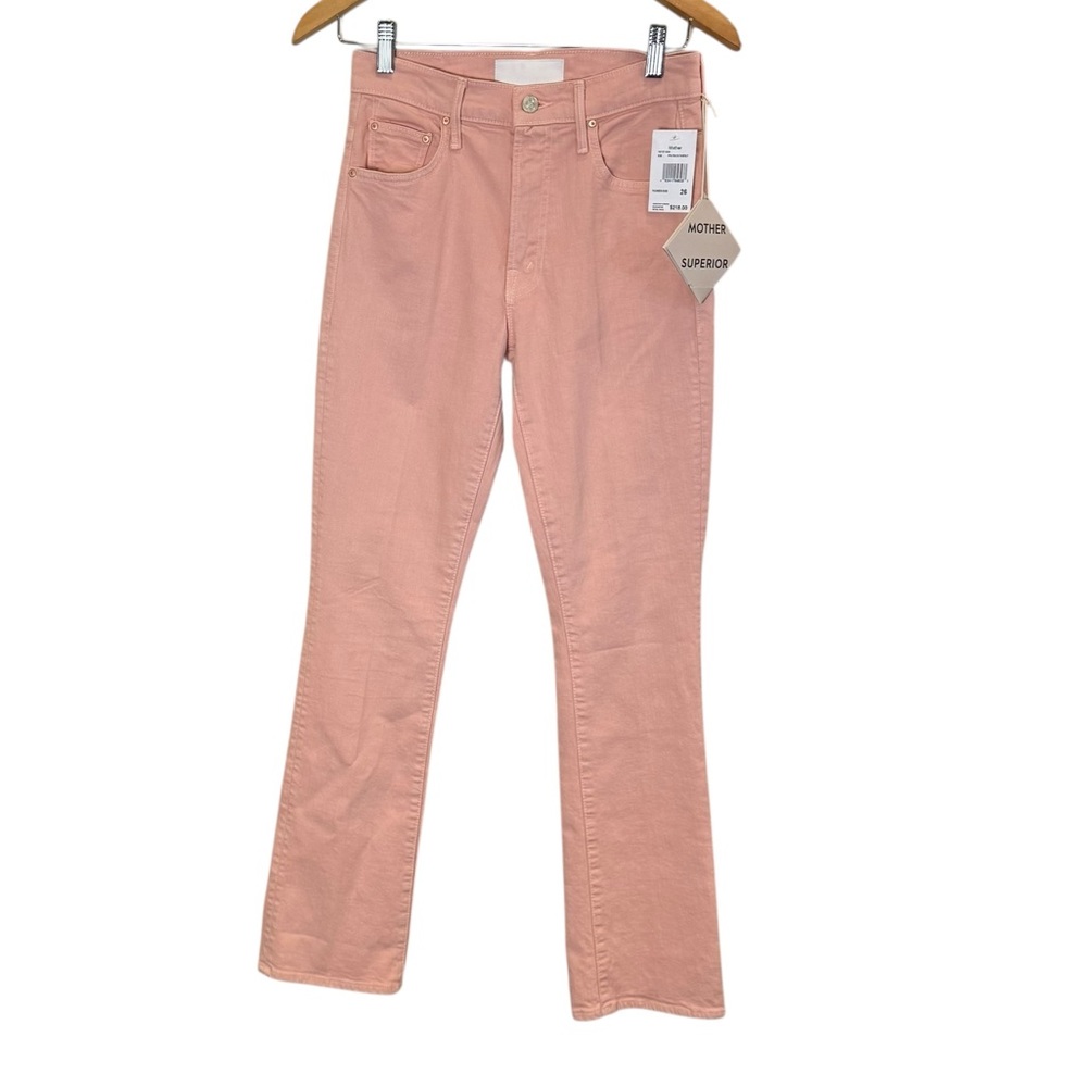 Mother Superior Women’s Boot Cut Jeans The Insider Hover Peach Parfait sz 26